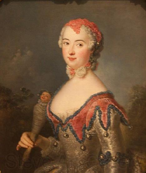 antoine pesne Portrait of Charlota Fredrika Sparre France oil painting art